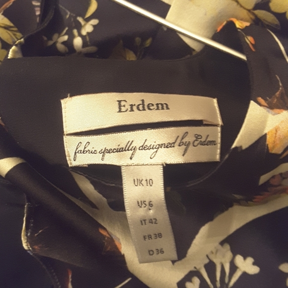 Erdem Silk Print Dress - Picture 4 of 7